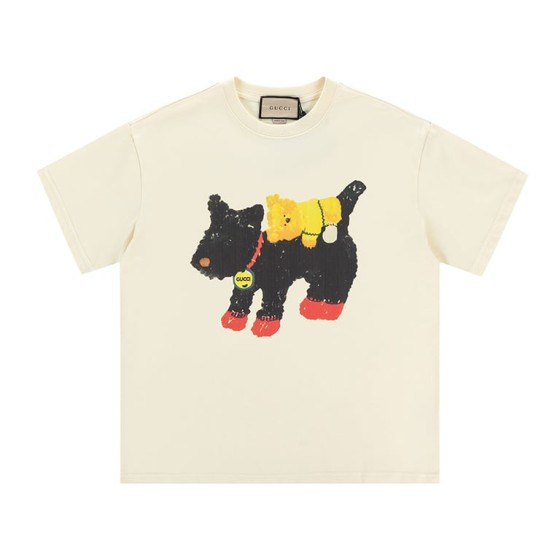 Gucci Early Spring Collection High-Weight Short-Sleeve